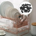 thumbnail image 1 of Phenofice 50Pcs Black Rubber Feet for Sink Grid Anti Skid Protective Kitchen Accessories, 1 of 8