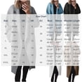 thumbnail image 3 of Umfun Relaxed Fit Long Wool Blend Coat with Lapel Collar for Women - Oversized Winter Outerwear with Side Pockets for Office Work and Casual Weekend Outings, 3 of 7