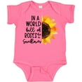 thumbnail image 3 of Inktastic Summer in a World Full of Roses Be a Sunflower Boys or Girls Baby Bodysuit, 3 of 5