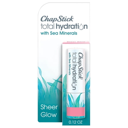 ChapStick Total Hydration With Sea Minerals Sheer Glow Tinted Lip Balm - 0.12 oz