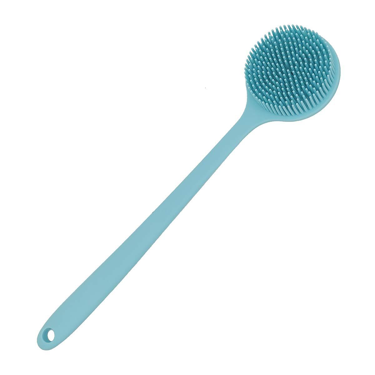 DNC Soft Silicone Back Scrubber Shower Bath Body Brush with Long Handle, BPA -Free, Hypoallergenic, Eco-Friendly (Blue) Blue - Walmart.com DNC Soft Silicone Back Scrubber Shower Bath Body Brush with Long Handle, BPA -Free, Hypoallergenic, Eco-Friendly (Blue) Blue - Walmart.com