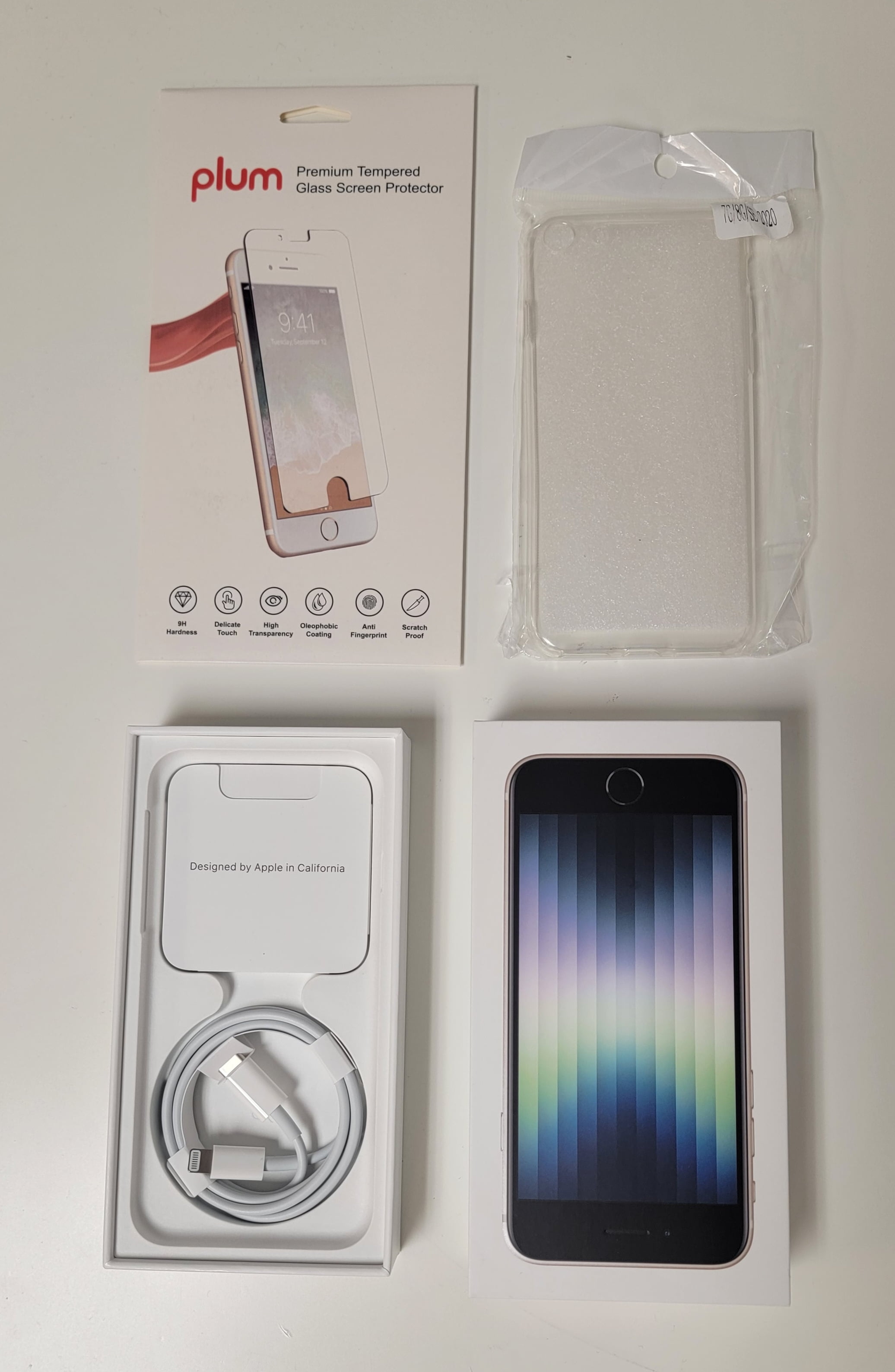 Unlocked Apple iPhone SE 2022 - 5G - 3rd Gen 64GB - Red - New