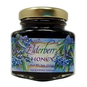 Angle View: Elderberry Honey 5 Oz