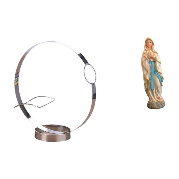 Soporte De Hierro Para Botellas De Vino, Estatua De La Virgen María, Soporte Para Botellas De Vino Tinto Y Bebidas Para Adultos, Figura De La Señora De Lutero, Organizador De Botellas De