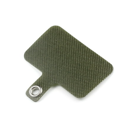 

Phone Plastic Card With Transparent Metal Ring To Hook Cord Universal Pendant