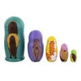 thumbnail image 3 of Set of 5 Horses Wooden Nesting Dolls 6 Inches, 3 of 4