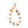 thumbnail image 1 of Llavero de cuentas, llavero, adorno colgante, pulsera, dije de cuentas, colgante, Rosa, 1 of 9