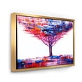 thumbnail image 3 of Abstract Colorful Tree Impressionist On A White 32 in x 16 in Framed Painting Canvas Art Print, by Designart, 3 of 5