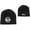 Black, variant on Men's ZZ Top Circle Logo Beanie Black