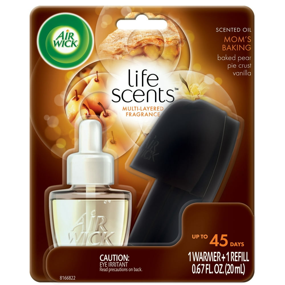 Air Wick Life Scents, Warmer Plug In + Scented Oil Starter Kit, Mom's