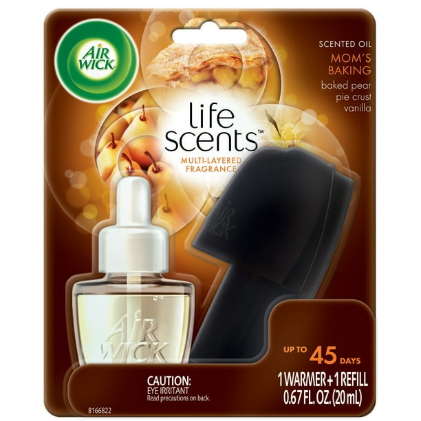 Air Wick Life Scents, Warmer Plug In + Scented Oil Starter Kit, Mom's