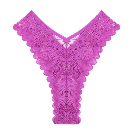 

Brief Underwear For Women Womens Panties Thong A Set Colors Optiont Lingerie Hollow Flowers Sides Lace Panties