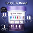 thumbnail image 2 of Prime Screen - [50 Pack] 18 Panel Urine Drug Test Cup - Instant Urine Drug Testing Marijuana (THC), AMP, BAR, BUP, BZO, COC, mAMP, MDMA, MOP, MTD, OXY, PCP, TCA, EtG, FTY, TRA, K2, KRA- T-1185, 2 of 6