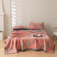 thumbnail image 3 of Manta de gasa de algodón 100 % hilo teñido ropa de cama Jacquard cama punto a cuadros colcha hogar mantas cubrecama colcha para la cama, 3 of 5