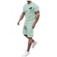 thumbnail image 3 of Playeras Algodon Para Hombre, Camiseta Informal De Verano A La Moda Para Playa, Con Estampado Digital 3D, Solapa Con Botones, Manga Corta, 105, 3 of 7