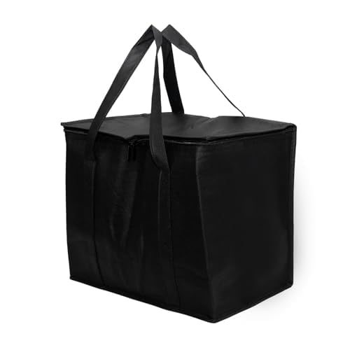 Styrofoam Cooler Food Delivery Bag, Insulated Grocery Bags Insulated Cooler Bag for Hot or Cold Food Delivery, Groceries, Travel, Shopping