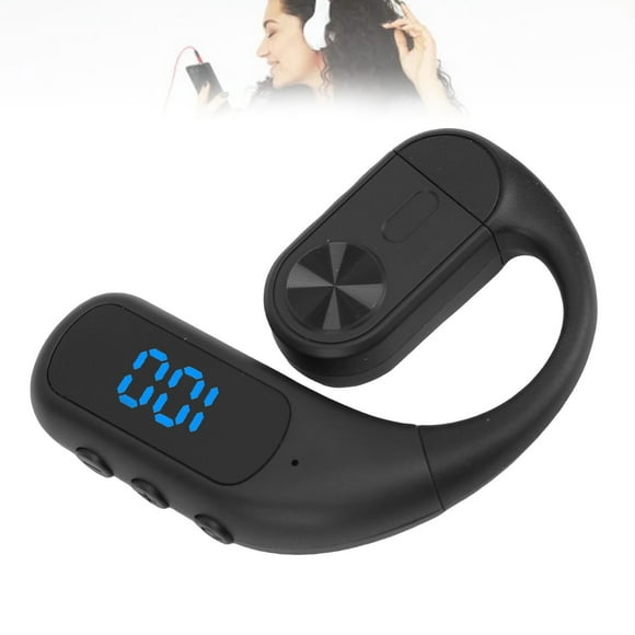 Headset, Wireless V5.5 Earpiece with Pulse DT40 Directional Sound Transmission, Bone Conduction Noise Cancelling for Business, Trucker, Driver
