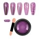 thumbnail image 1 of Gel de uñas holográfico 0.5g | Efecto espejo de alta densidad | Esmalte de uñas súper brillante | Bordes en forma de gancho | Aplicación suave | Fórmula no irritante | Incluye brocha y polvo para, 1 of 2