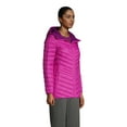 thumbnail image 3 of Lands' End Women's Petite Wanderweight Ultralight Packable Hooded Long Down Jacket, 3 of 3