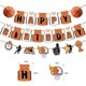 thumbnail image 4 of Basketball sport Cartoon Birthday Party Decoration Happy Birthday Flag Cake Cupcake Topper 12 Inch Round Balloon 18 Inch Foil Balloon, 4 of 4
