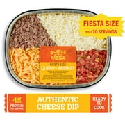 Buena Mesa Queso with Brisket and Pico De Gallo, Cheese Dip, Ready to Cook, Fiesta Size, 1.01 - 1.37 lb