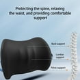 thumbnail image 6 of Lumbar Support for Car, Car seat Lumbar Support, Back Cushion for Driving Seat Lower Back Pain Relief - Memory Foam Lumbar Pillow for Car/Office Chair - Ergonomic Streamline Soft Washable Cover, 6 of 6