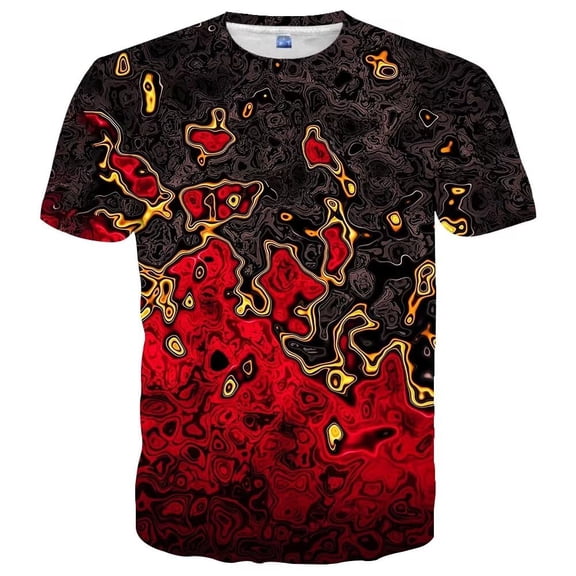 Neemanndy Unisex 3D Colorful Print Graphic Tee Shirts for Men Women and Teens