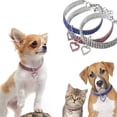 thumbnail image 2 of Rhinestones Collar Crystal Cute Dogelastic Adjustable Necklaces For Pets Kitten Puppy, 2 of 5