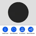 thumbnail image 3 of Covers&All Round Tarps, 12 Oz Made of Waterproof Tear and UV-Resistant Fabric, Multipurpose for Pool Patio Garden Equipment Sports Fields (5 Feet, Black), 3 of 8