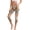 American Tribal Horse Orange, variant on Leopard Print Black Beige Women's Capri Yoga Pants with Pockets High Waisted Legging, Casual Stretch Breathable Yoga Pants with Tummy Control for Workout Running Gym, XS