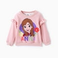 thumbnail image 6 of Disney Frozen Girls 2 Pcs Elsa/Anna Graphic Crewneck Sweatshirts and Joggers Outfit Sets Sizes 2-6, 6 of 7
