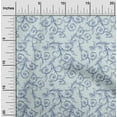 thumbnail image 2 of oneOone Polyester Spandex Sky Blue Fabric Asian Baroque Diy Clothing Quilting Fabric Print Fabric By Yard 56 Inch Wide, 2 of 4