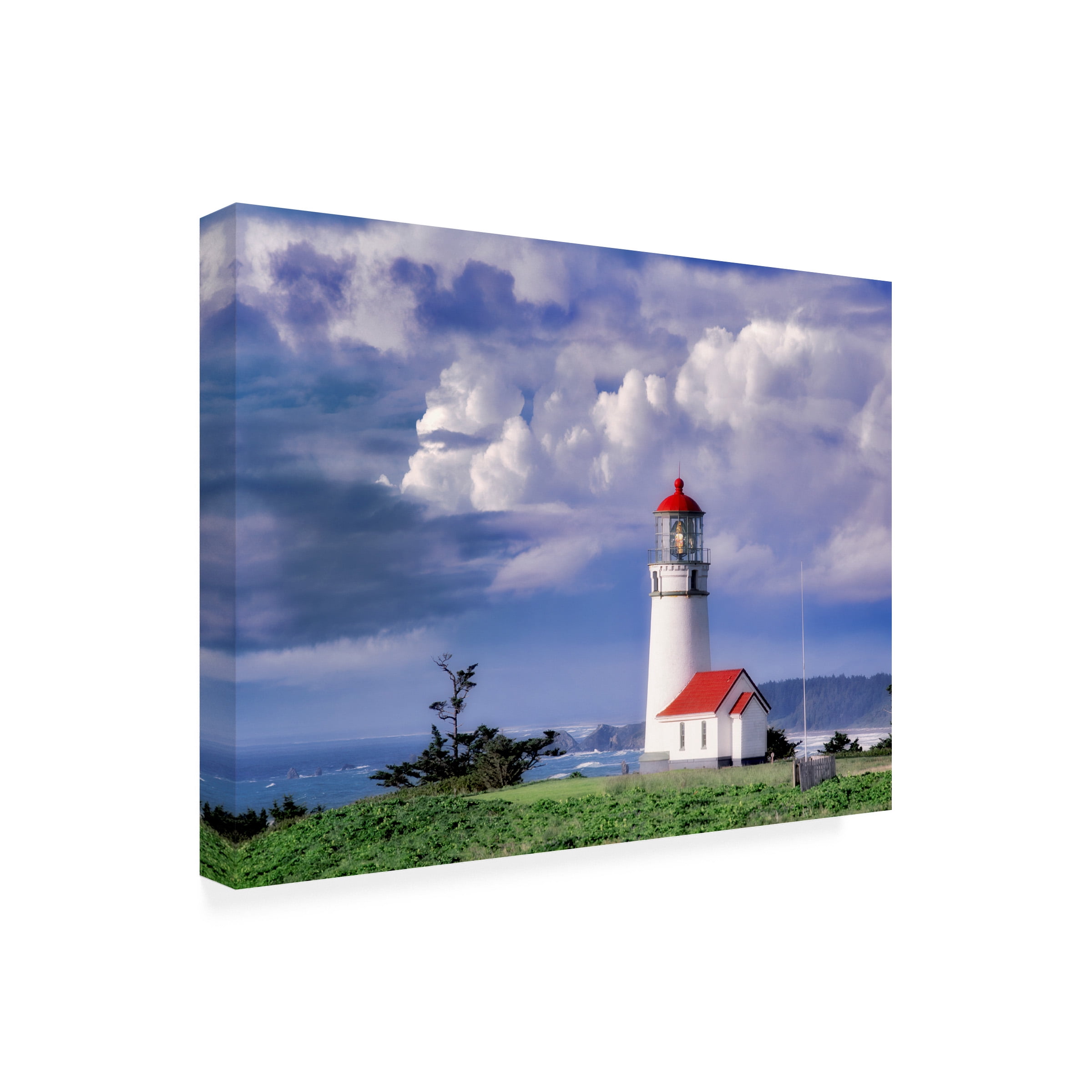 Dennis Frates 'Lighthouse 5' Canvas Art