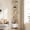 White- 5 Tiers, variant on HIGDBFE  5-Tier Corner Shelf with LED Light and Fabric Drawer, 67" Tall Corner Bookshelf for Small Spaces, White
