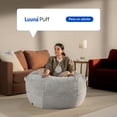 thumbnail image 3 of Puff Luuna Wolf Sillón Tipo Bean Bag Compacto Moderno Asiento Cómodo Para Sala o Estudio, 3 of 8