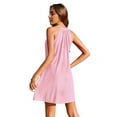 thumbnail image 2 of Women Crochet Hollow Out Summer Dresses for Women Pink S, 2 of 6
