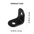 thumbnail image 2 of 30pcs Stainless Steel Brackets L Shape Right Angle Brackets with 60pcs Screw, 2 of 9