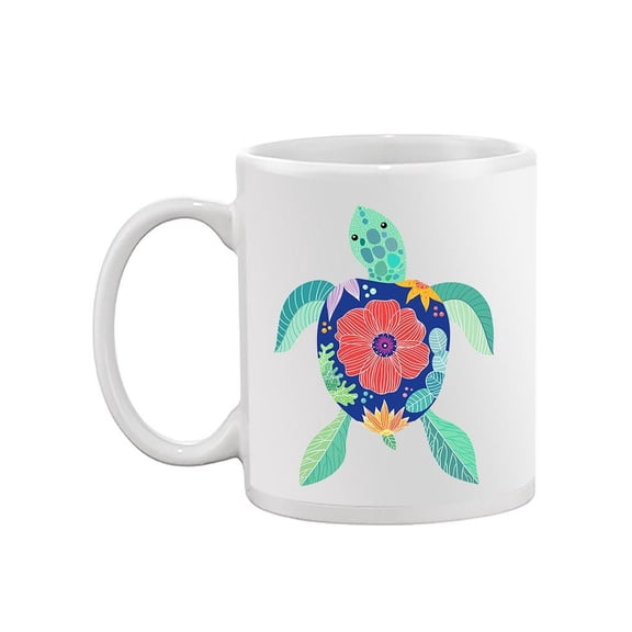 Floral Turtle Mug  -Image by Shutterstock,