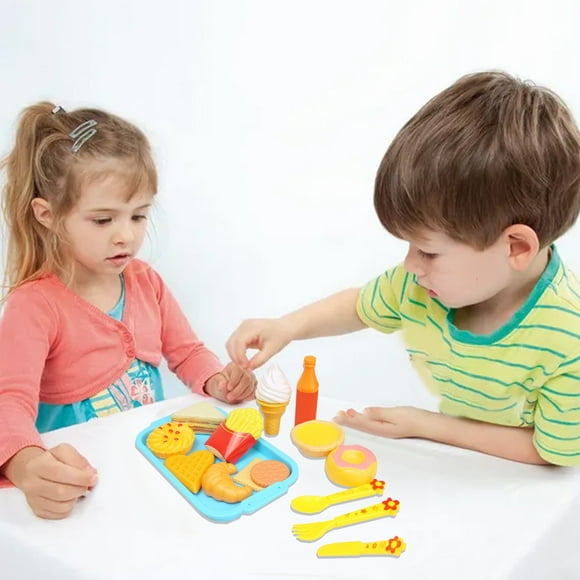Christmas Toy Clearance,Christmas Baby Toys Gift,Toy Figures for Girls Boy, 15 Fake Game Toys Sum Set Bread Western Style Snack Games Fake Cake Games Children's Family Games Christmas Birthday Gifts