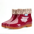 thumbnail image 1 of DPTALR Chaussures Plates pour Femmes Antidérapantes à Bout Rond Chaussures Athlétiques Galoches Pluie, 1 of 2
