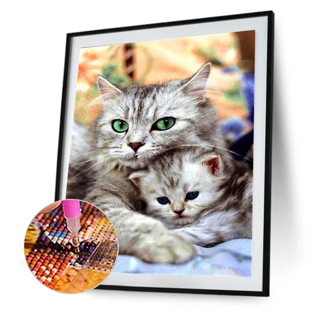 Cuadros Decorativos pintura de diamantes Tmvgtek embutido en tela