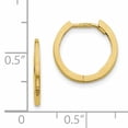 thumbnail image 3 of 10k Hinged Hoop Earrings 10TM615, 3 of 3