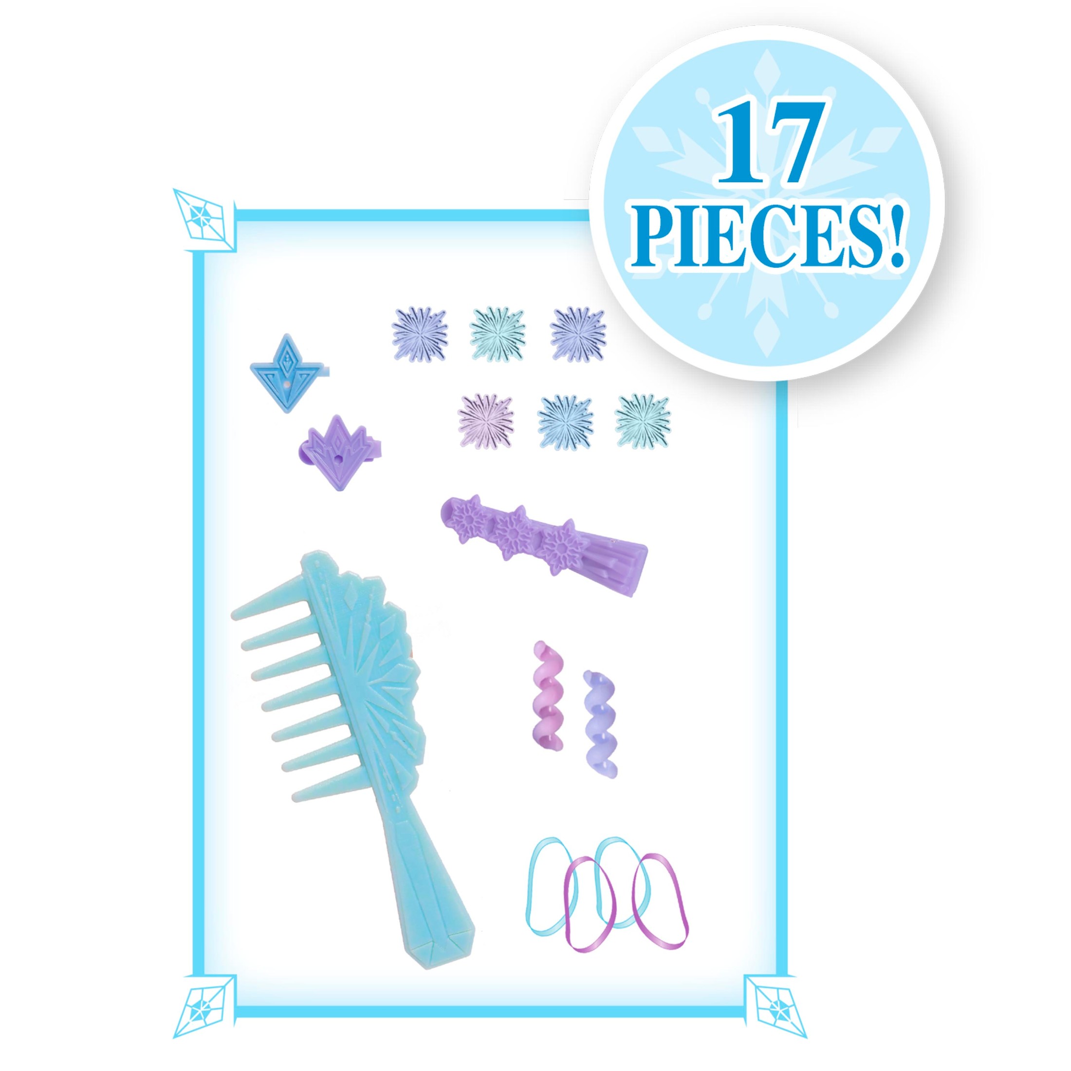 Disney Frozen 2 Elsa Styling Head with 17 Hair Accessories photo 4