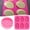 Pink, variant on Six Consecutive Oval Soap Molds, Soap Molds, Chocolate DIY Tray Mould, Silicone Party Maker