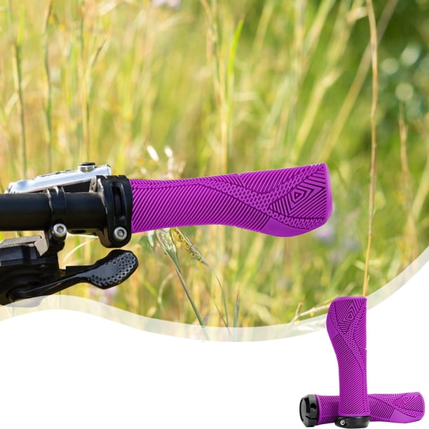 Puños para manillar de bicicleta | Fundas antideslizantes ergonómicas para puños de bicicleta | Fundas de goma suave para manillar de bicicletas de montaña, bicicletas de carretera y patinetes