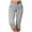 Gray, variant on AKAFMK Women's Capri Yoga Pants Loose Soft Drawstring Workout Sweatpants Causal Lounge Pants with Pockets Green