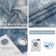 thumbnail image 6 of Blackout Curtains for Bedroom, Blue Grey Room Darkening Window Drapes for Living Room, Oil Painting Modern Abstract Thermal Insulated Grommet Curtains, 42x84 inch, 2 Panels, 6 of 9