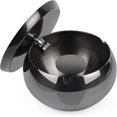 thumbnail image 1 of Outdoor ashtray, ashtray with lid, outdoor ashtray, ashtray, stainless steel storm ashtray as an ashtray, outdoor ashtray on balcony, terrace, house e, 1 of 5