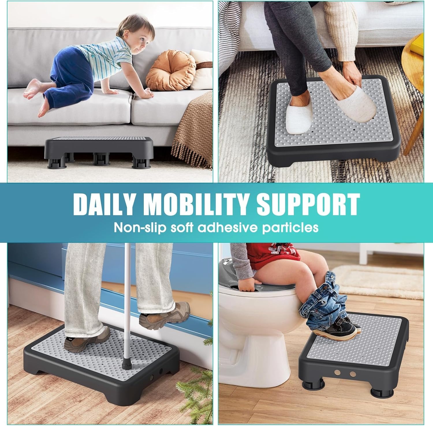 LLMRR Step Stool for Seniors and Adults, 550 lbs Capacity photo 3
