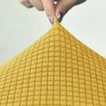 thumbnail image 2 of Becaristey 3pcs Polyester Stretchy And Soft Wingback Chair Cover For Comfortable Furniture Protection Elastic lemon yellow, 2 of 6